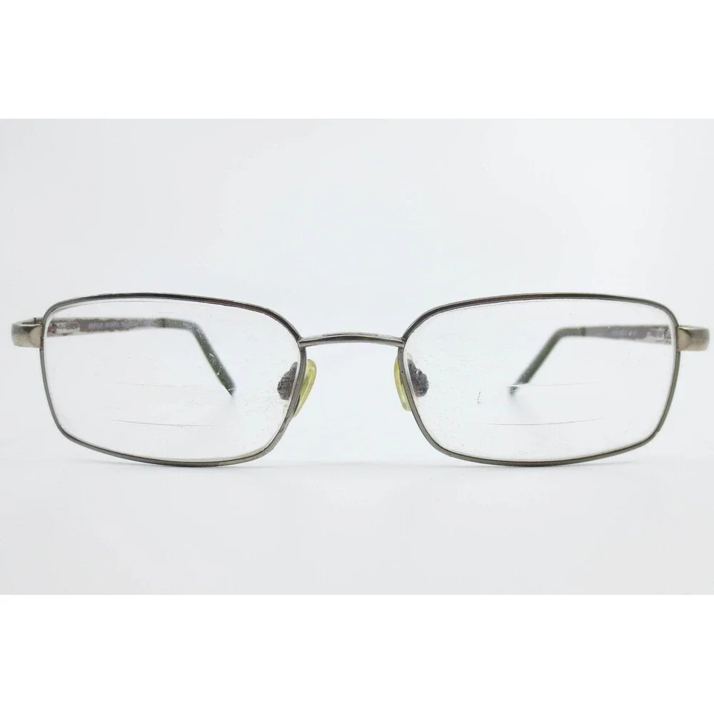 EasyClip Titanium Eyeglass Frames O1019 52-17-140 Rectangular Gunmetal Bronze